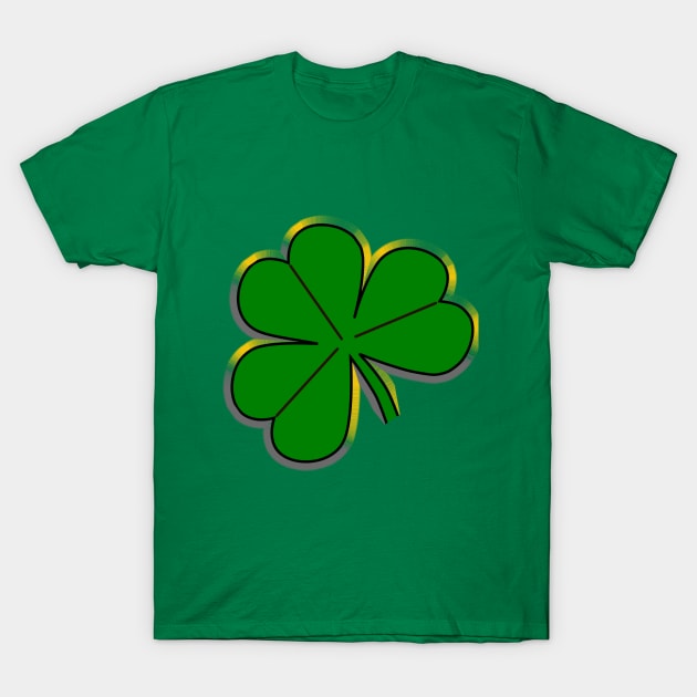 Lucky Shamrock T-Shirt by dalyndigaital2@gmail.com